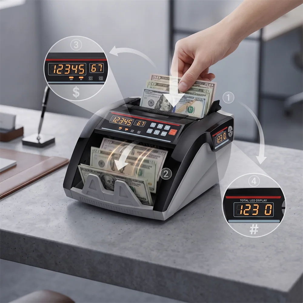 Compteuse billets écran numérique 2