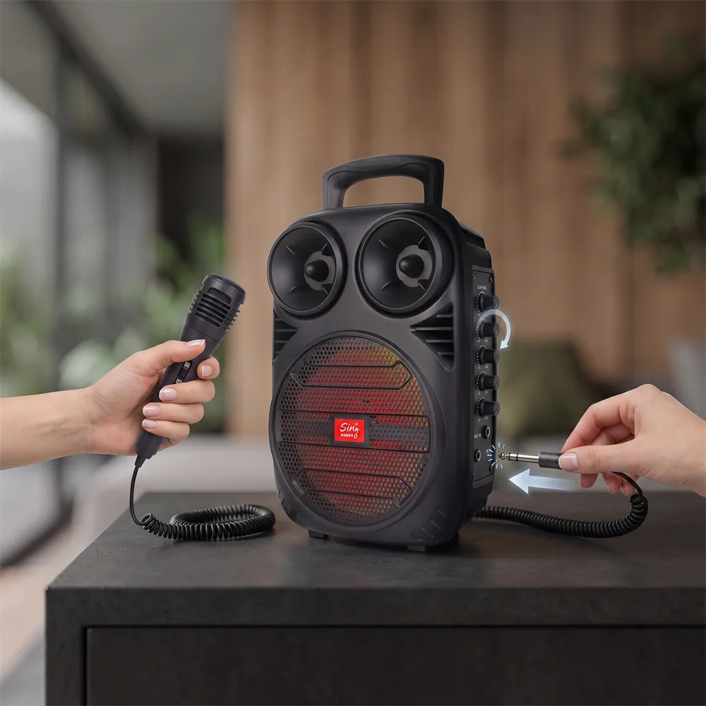 Enceinte karaoké portable 2