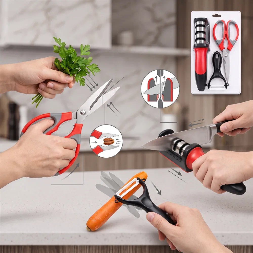 Outils cuisine 3-en-1 2
