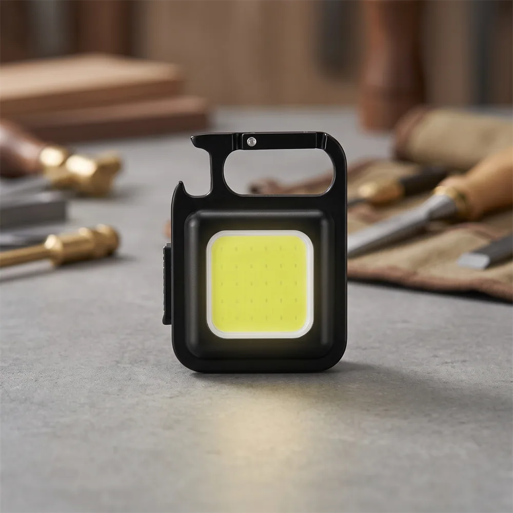 Mini lampe de poche LED COB multifonctionnelle